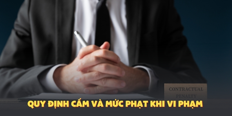 Quy định cấm và mức phạt khi vi phạm